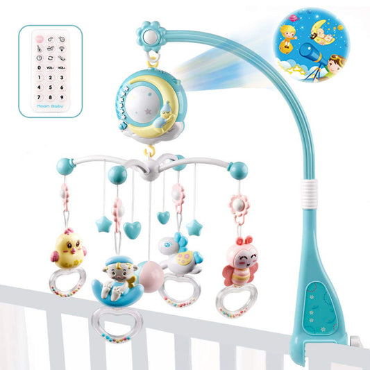 Enchanting Baby Rattles & Rotating Crib Musical Projection - Dandelion Babies