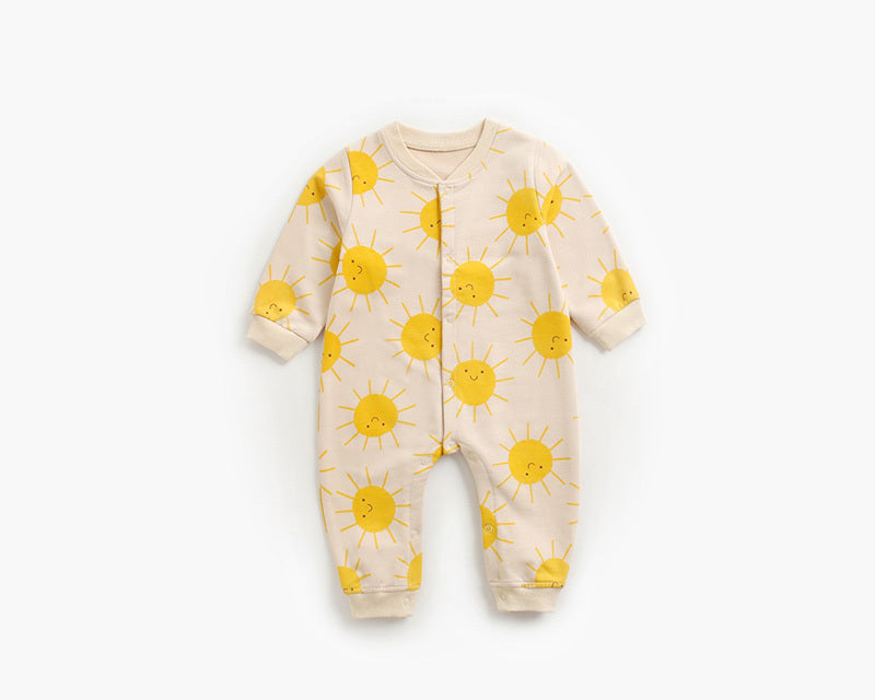 Baby Clothes Cartoon Long-Sleeved Romper - Dandelion Babies