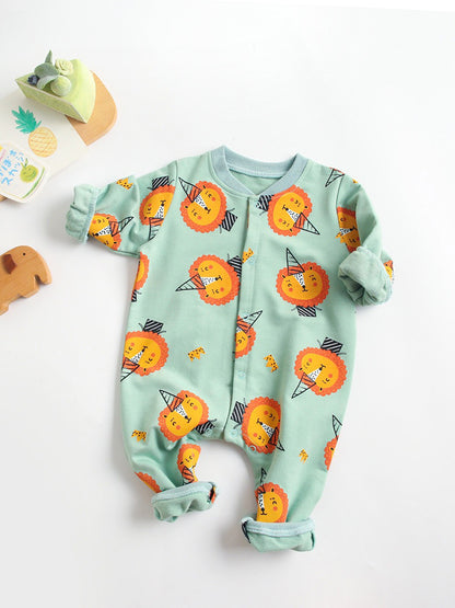 Baby Clothes Cartoon Long-Sleeved Romper - Dandelion Babies