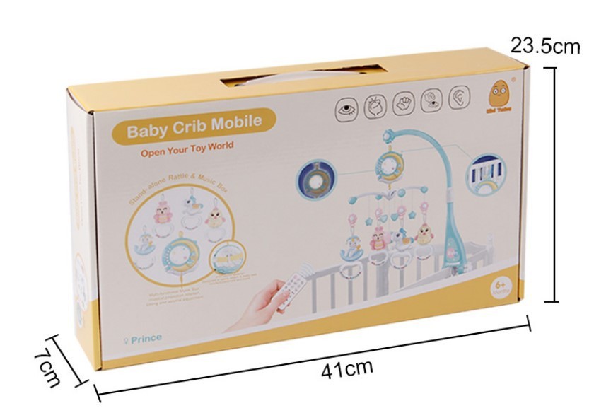 Enchanting Baby Rattles & Rotating Crib Musical Projection - Dandelion Babies