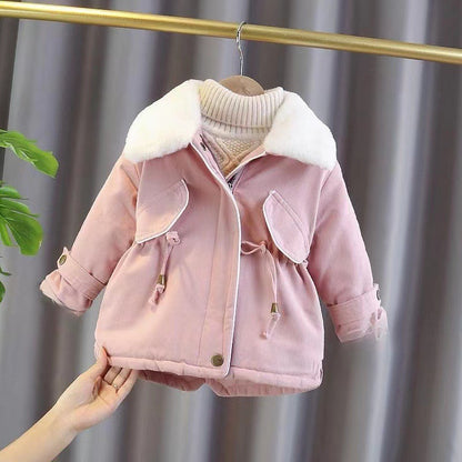 Baby Girl Winter Cotton-Padded Coat Jacket