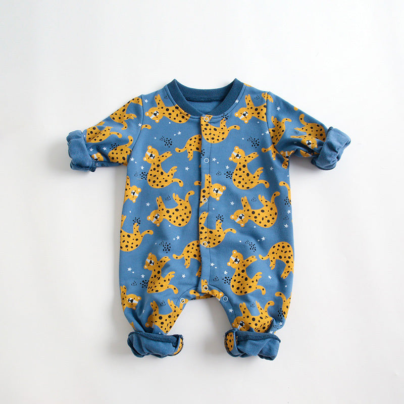 Baby Clothes Cartoon Long-Sleeved Romper - Dandelion Babies