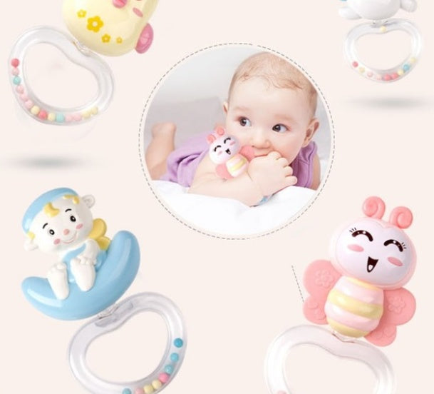 Enchanting Baby Rattles & Rotating Crib Musical Projection - Dandelion Babies