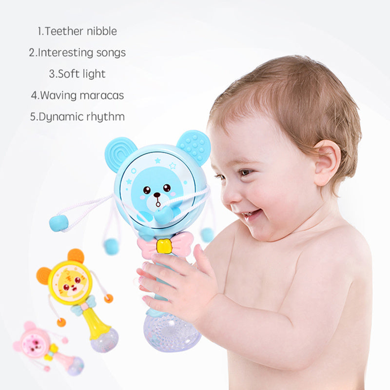 Baby Music Teether Rattle - Adorable Animal - Dandelion Babies