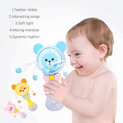 Baby Music Teether Rattle - Adorable Animal - Dandelion Babies