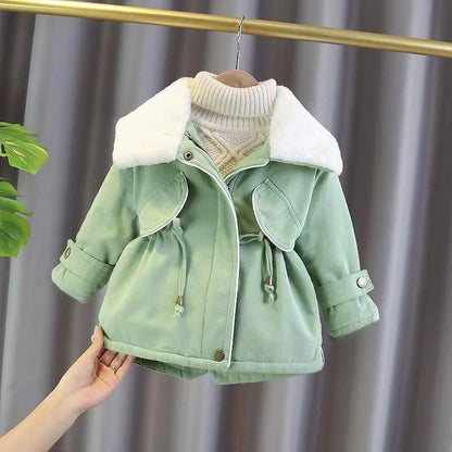 Baby Girl Winter Cotton-Padded Coat Jacket