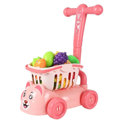 Children's Kitchen Toy Shopping Trolley - Dandelion Babies