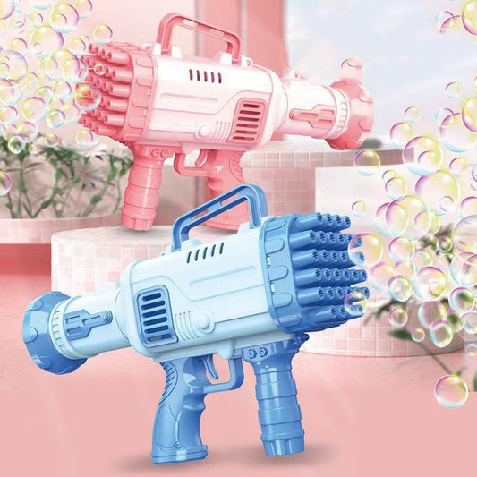 32-Hole Electric Bubble Gatling Gun - Dandelion Babies