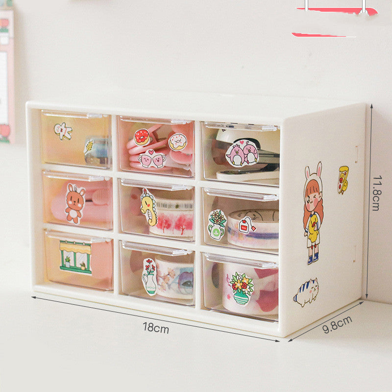 Jiugongge Storage Box for Bedroom - Dandelion Babies